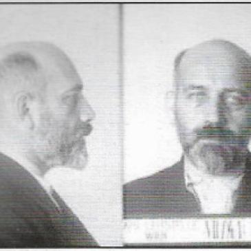 Zvi Koretz (Τσβι Κόρετς): Φωτογραφία σύλληψης στη Βιέννη, Ανφάς και προφίλ.