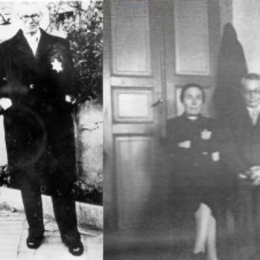 Θεσσαλονίκη,1943: Ζευγάρι Εβραίων φωτογραφίζεται στο σπίτι του και στο γκέτο με το κίτρινο αστέρι. Τα ονόματά τους: Joseph και Rachel Hassid. Πέθαναν στο Αουσβιτς, μάλλον στις πρώτες αποστολές. Η κόρη τους Margot με τον άντρα της Henri Mallah κρύφτηκαν στην Αθήνα και σώθηκαν.