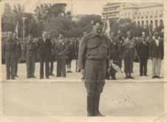 Οκτώβριος 1944, Αθήνα, Απελευθέρωση, Σαράφης, Κανελλόπουλος, Μάντακας και άλλοι σε κατάθεση στεφάνου