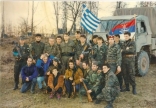 Βοσνία, 1995. Διακρίνονται οι Μήτκος Αντώνης, Βασιλειάδης Τρύφωνας, Ζβόνκο Μπάγιαγκιτς, Σπουργίτης Ελευθέριος, Νικολαΐδης Νίκος και άλλοι.